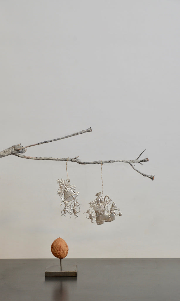 Christmas tin tree decoration