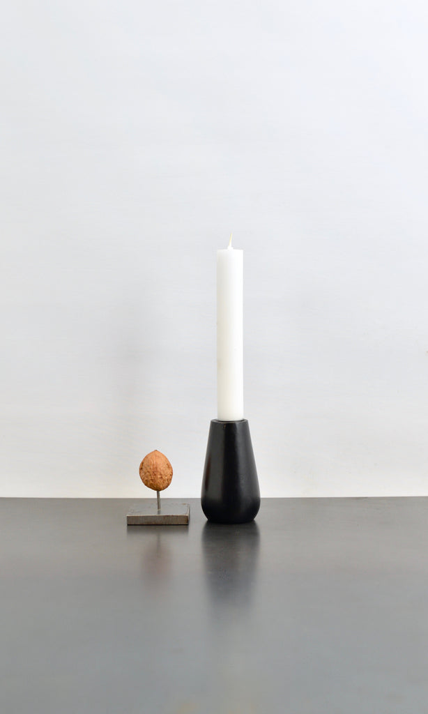 Mango wood candle holders
