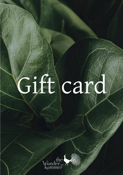 The Wunderkammer gift voucher