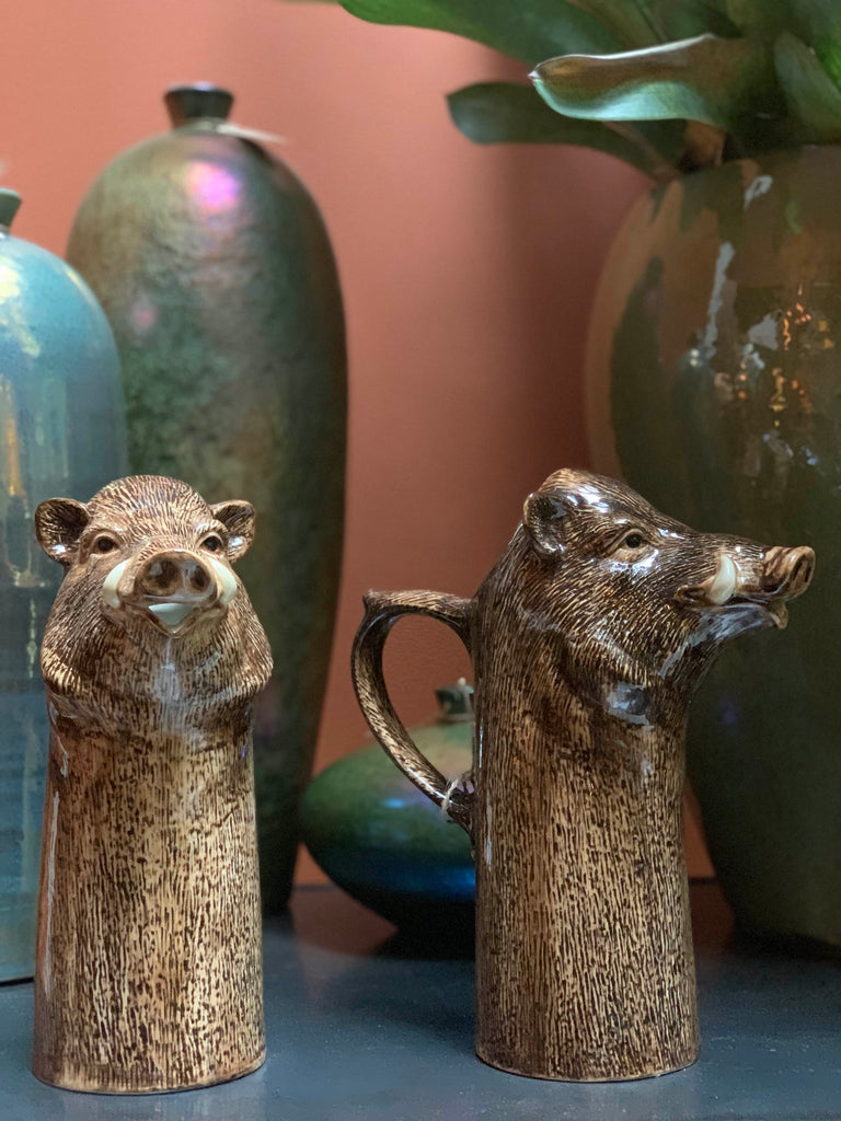 Wild boar jug ceramic