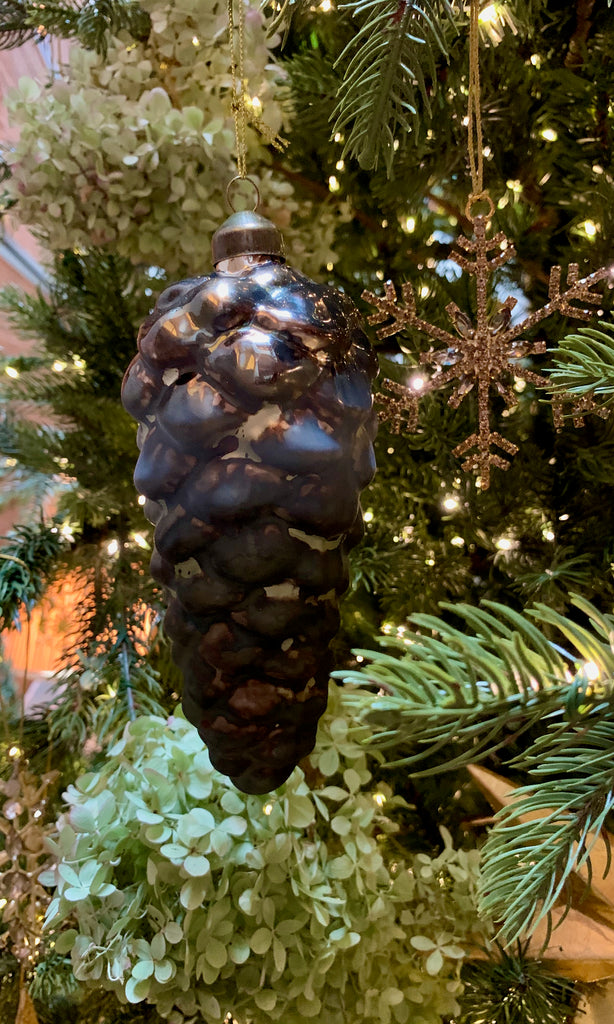 Pinecone Christmas tree decoration large