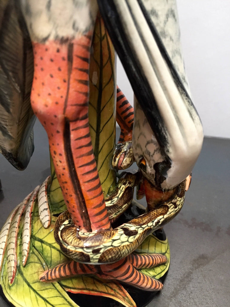 Ardmore ceramics stork snake bowl