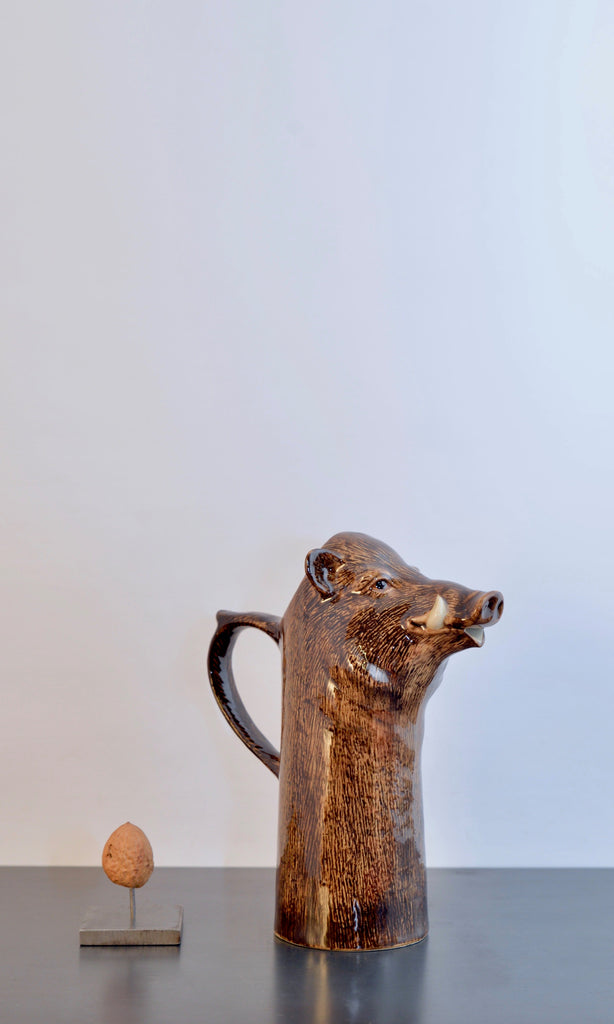 Wild boar jug ceramic