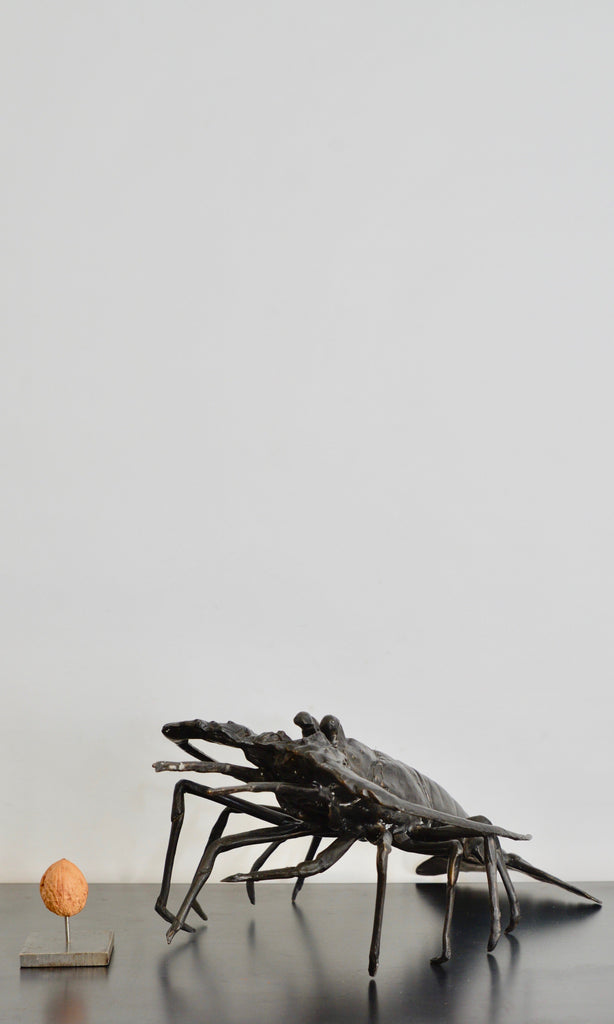 Lobster sculpture bronze