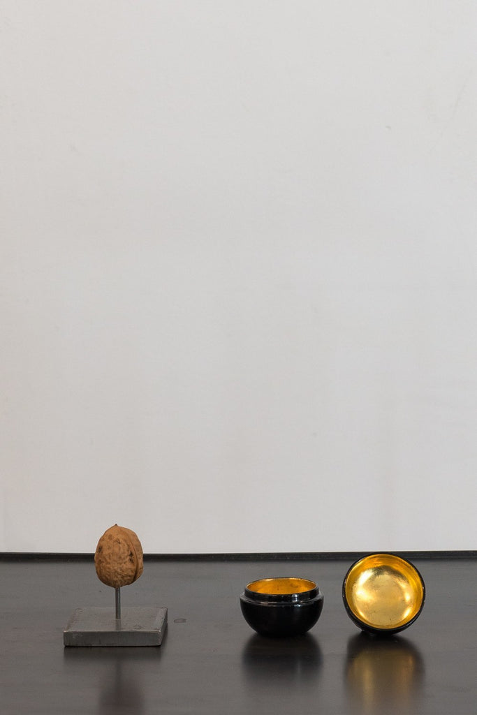 Pot - Mango Stone With Gold Inner Lining Small