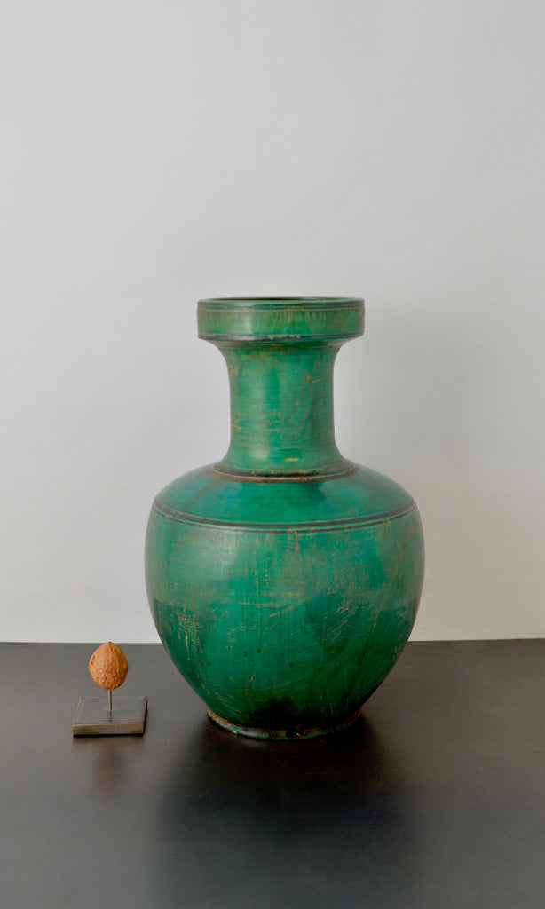 Green vase ceramic