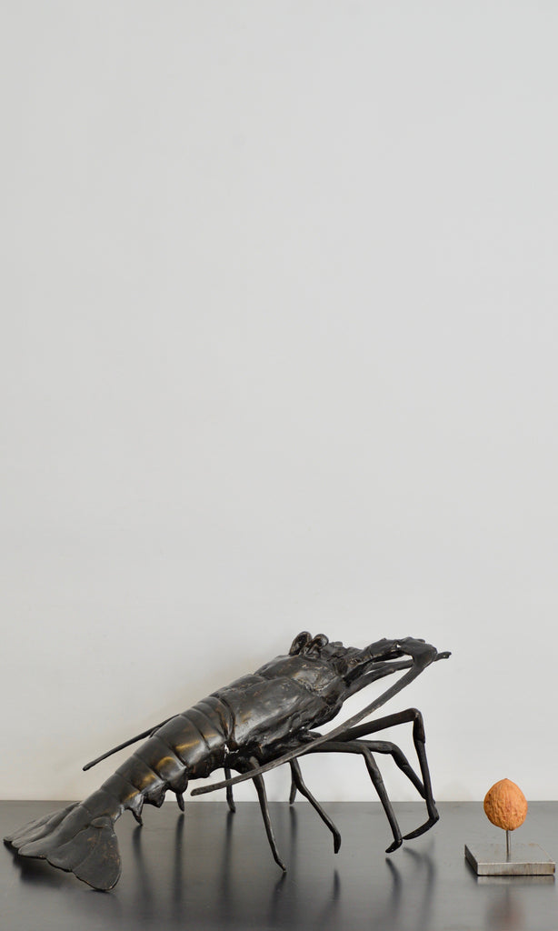 Lobster sculpture bronze