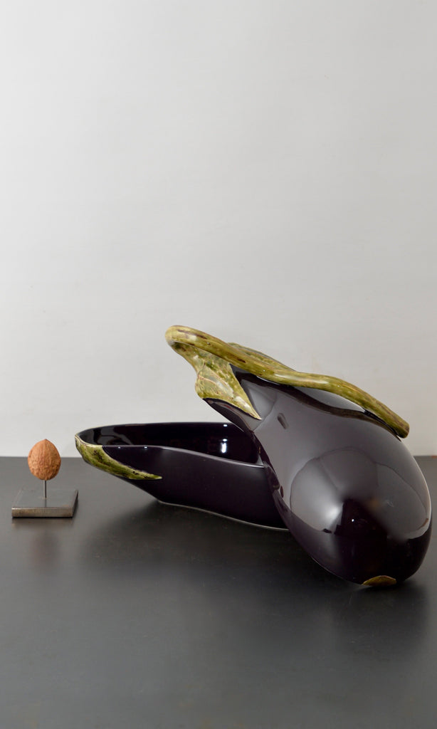 Aubergine bowl ceramic